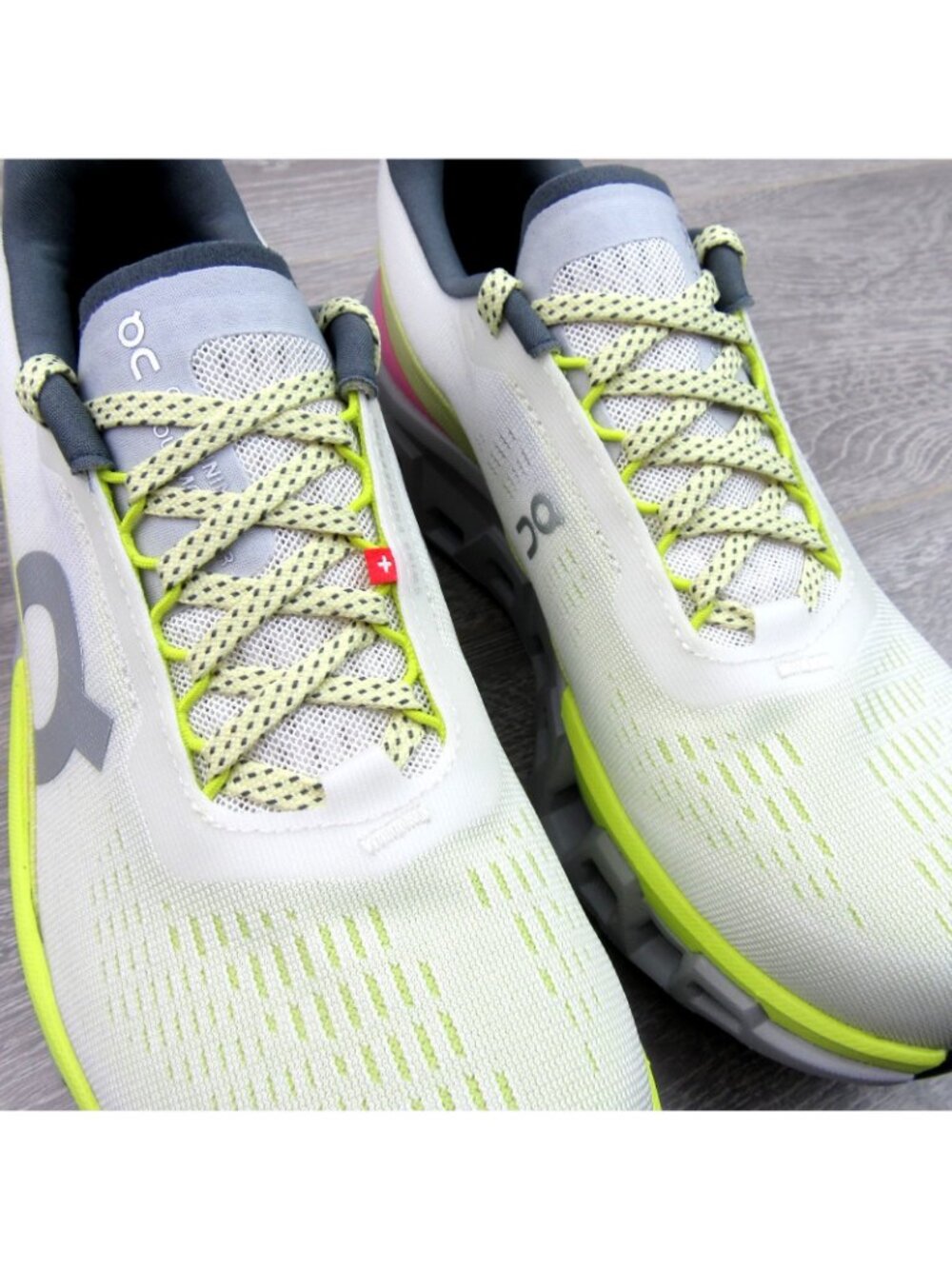 ON Cloudmonster 2 Running Shoes Womens Size 8 Ivory Lime NEW - Picture 7 of 15
